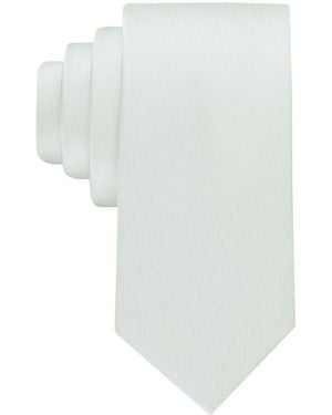 Calvin Klein Unison Solid Tie - White