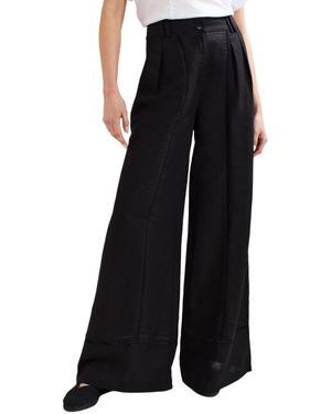 Phase Eight Ayse Linen Trouser - Black