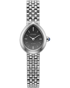 Citizen Mini Rainell -tone Stainless Steel Bracelet Watch 20mm - Metallic