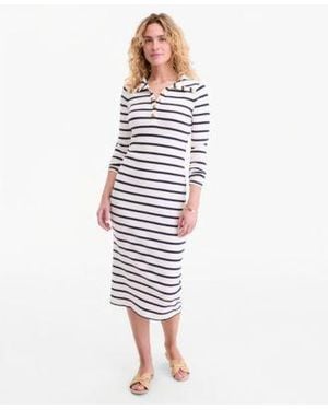 On 34th Striped Sailor Knit Midi Dress Macys Exclusive - White