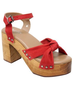 Charles David Uniform Sandal - Red