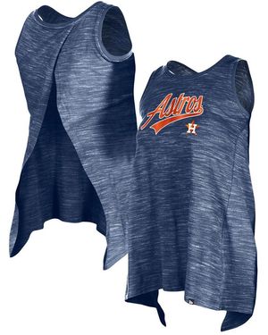 KTZ Houston Astros Space-dye Active Tank Top - Blue