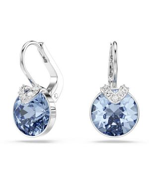 Swarovski Bella V Gold-tone Plated Drop Earrings - Blue