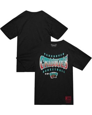 Mitchell & Ness Vancouver Grizzlies Worldwide Collection Glow Up T-shirt - Black