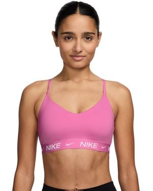 Nike Indy Light-support Padded Sports Bra - Purple