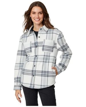 Free Country Chill Out Fleece Shirt Jacket - Gray