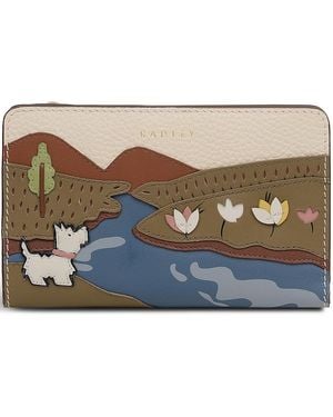 Radley Spring Daze Mini Bifold Wallet - Blue