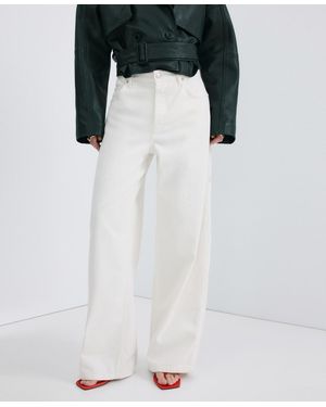 Mango High-rise Balloon Jeans - Black