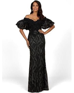Lara Illusion Neck - Black