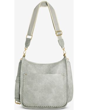 Style & Co. Whipstitch Medium Crossbody - Gray