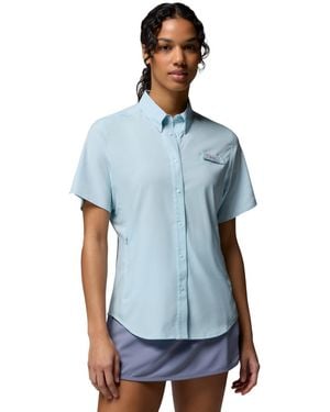 Columbia Tamiami Short Sleeve Shirt - Blue