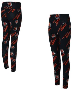 Concepts Sport Cincinnati Bengals Mosaic Allover Print leggings - Black