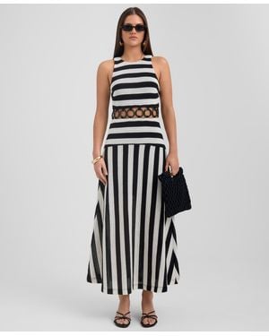 Rachel Roy Halter Neck Midi Dress - White