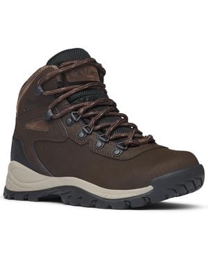 Columbia Waterproof Hiking Leather Newton Ridge Plus Booties - Black
