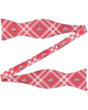 Eagles Wings Scarlet Ohio State Buckeyes Rhodes Self-tie Bow Tie - Pink
