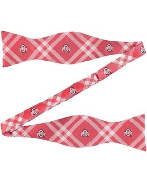 Eagles Wings Scarlet Ohio State Buckeyes Rhodes Self-tie Bow Tie - Pink