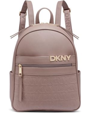 DKNY Clean Cut 14" Backpack - Gray