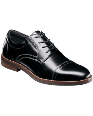Nunn Bush Fitz Flex Cap Toe Leather Oxford - Black