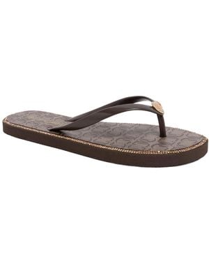 Juicy Couture Selfless Flip Flop Sandals - Brown
