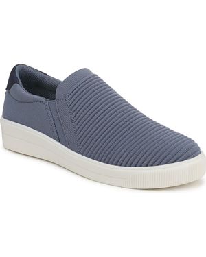 Ryka Viv Ease Knit Court Inspired Slip On Sneakers - Blue