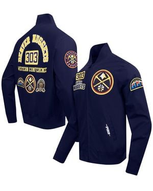 Pro Standard Denver nuggets Area Code Full-zip Jacket - Blue