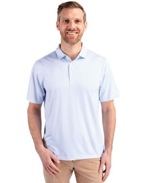 Cutter & Buck Big & Tall Pike Eco Symmetry Print Stretch Recycled Polo Shirt - White