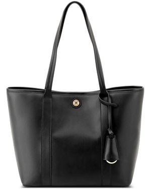 Nine West Trista 2 In 1 Large Tote Bag - Black