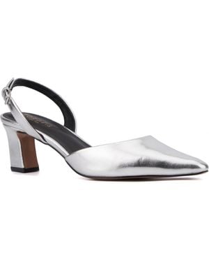 TORGEIS Jacqueline Slingback Heel - Metallic