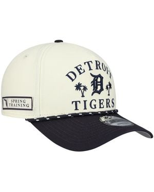 KTZ Cream Detroit Tigers 2026 Spring Training Fan Pack Rope A-frame 9forty Adjustable Hat - White