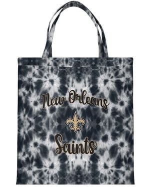 FOCO New Orleans Saints Script Wordmark Tote Bag - Black