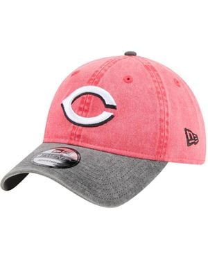 KTZ Red/black Cincinnati Reds Select 9twenty Adjustable Hat - Pink