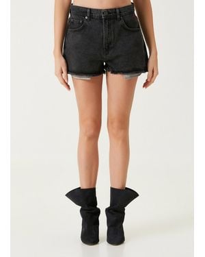 Pcfg Free Heaven Normal Waist Mini Short - Gray