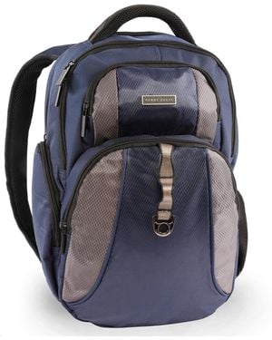 Perry Ellis Business Laptop Backpack - Blue