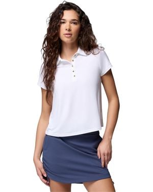 Columbia Csc Soft Stretch Short-sleeve Polo T-shirt - White