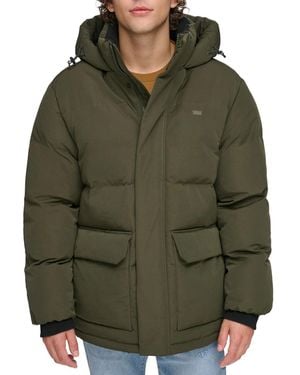 Levi's Workwear Hooded Parka Jacket - Green