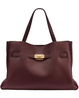 DKNY Bryar Large Satchel Bag - Purple