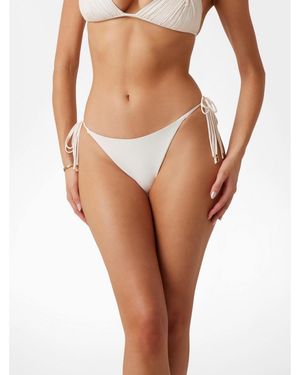 Guess Slip Bikini Nouettes Ficelle - White