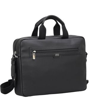 BOSS Lewis Doc Case Briefcase - Black