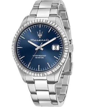 Maserati Date Metal Band Watch - Gray