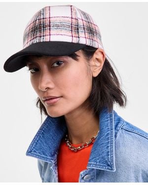 On 34th Plaid Baseball Cap - Blue