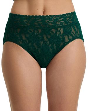 Hanky Panky Signature Lace French Brief Panty - Green