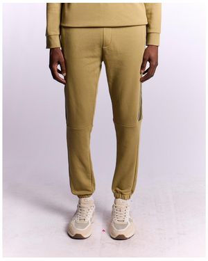 Lyle & Scott Tape Draw String Trackies - Natural