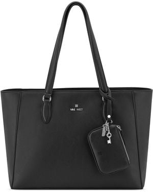 Nine West Farida Extra Large Tote Handbag - Black