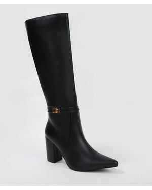 BERNESS Arkady Knee High Dress Boots - Black