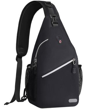 Mosiso Sunflower Rope Sling Backpack - Black