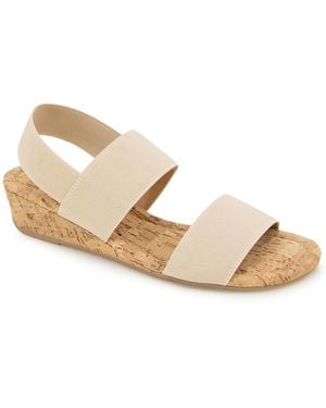 Kensie Diana Wedge Sandal - Metallic