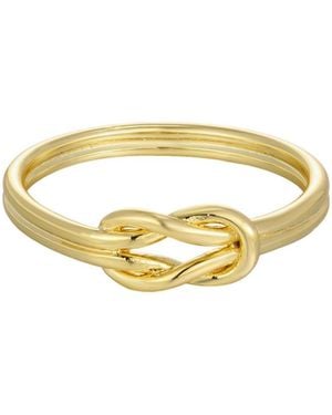 Adornia Double Knot Ring - Metallic