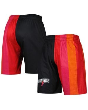 Mitchell & Ness Miami Heat Hardwood Classics 2005 Split Swingman Shorts - Red
