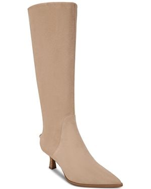 Circus by Sam Edelman Yulia Wide-calf Kitten-heel Dress Boots - Brown