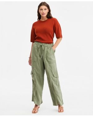 On 34th Paperbag Cargo Pants - Green